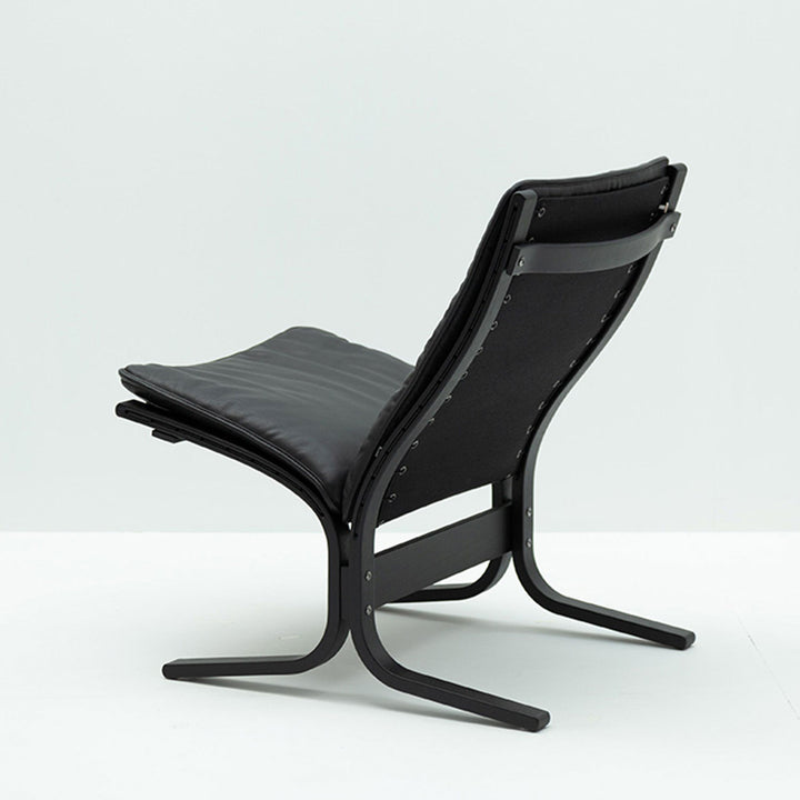 hjelle | siesta fiora 307 chair | low back | black oak + hemsen HA19 leather