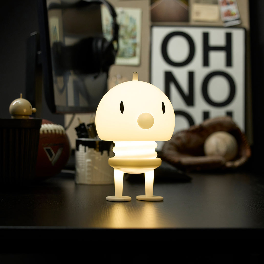 hoptimist | bumble soft PE portable lamp | white extra large