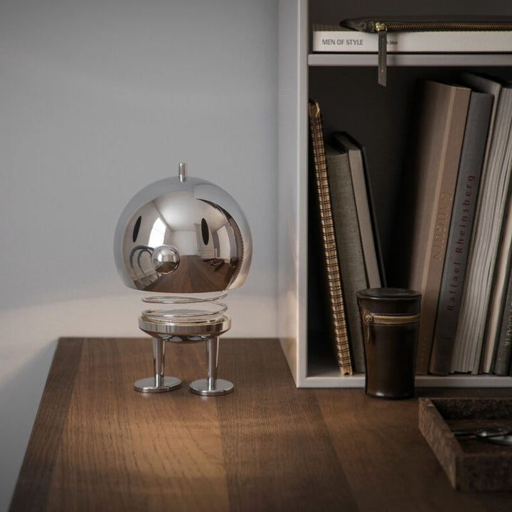 hoptimist | cordless led lamp | chrome x-large