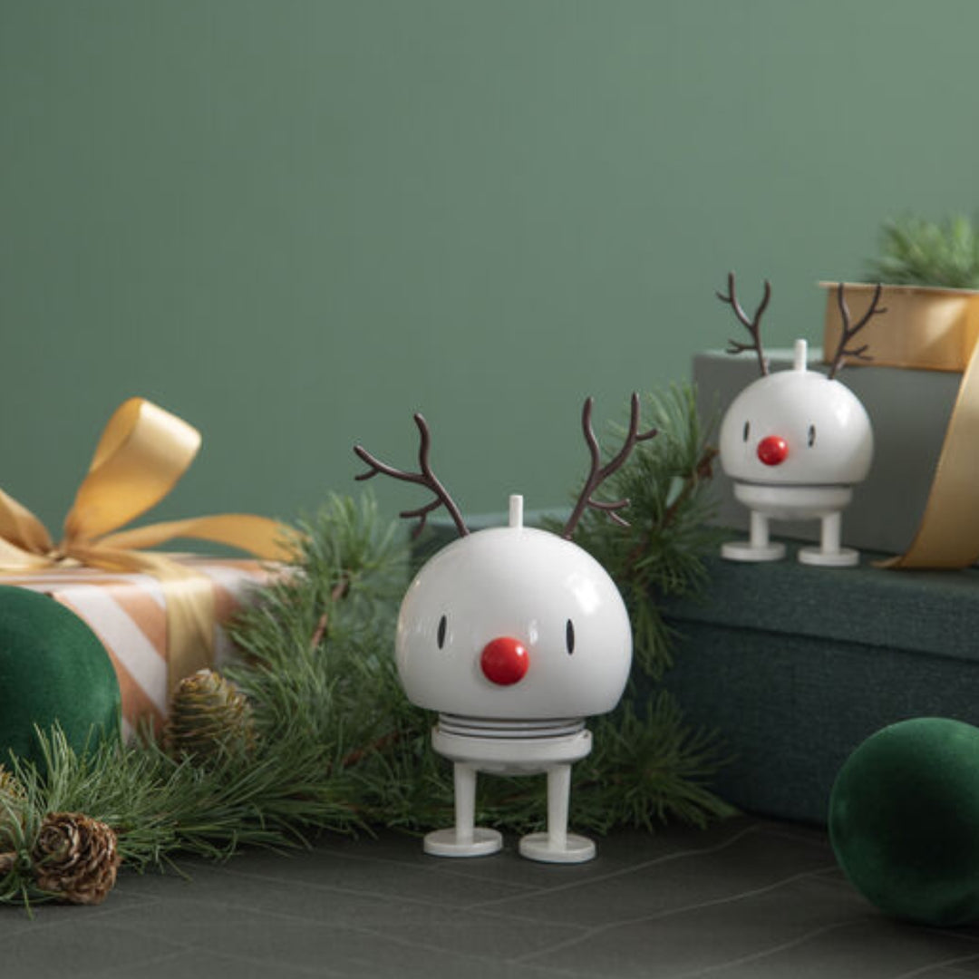 hoptimist | reindeer bumble | white medium