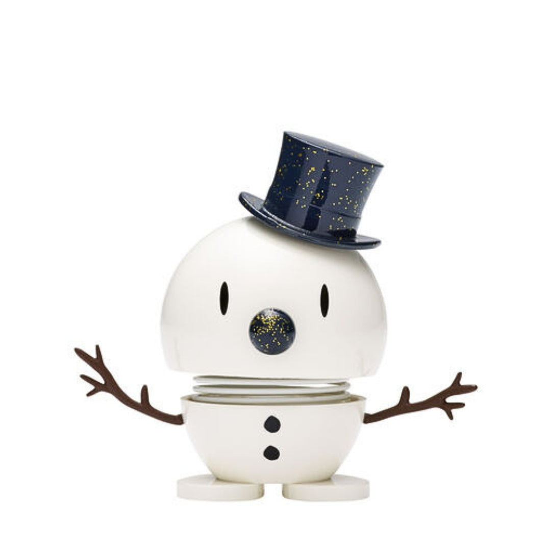 hoptimist | snowman | medium | white + blue