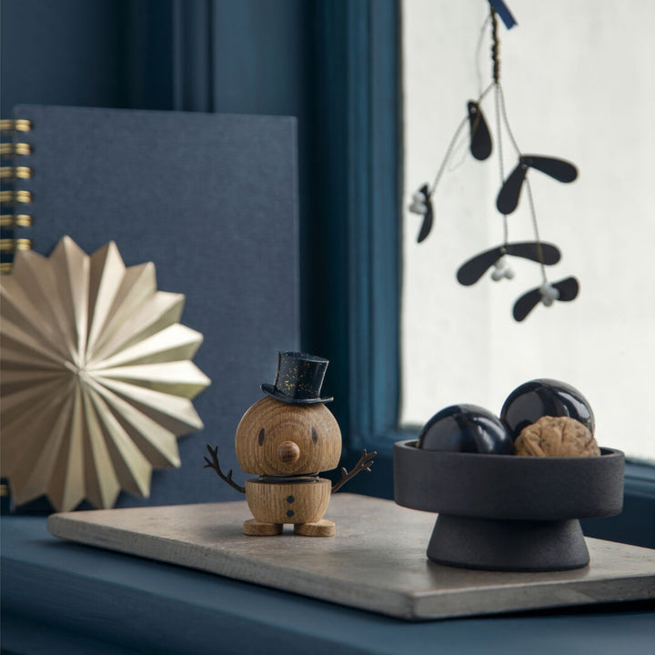 hoptimist | snowman | oak small