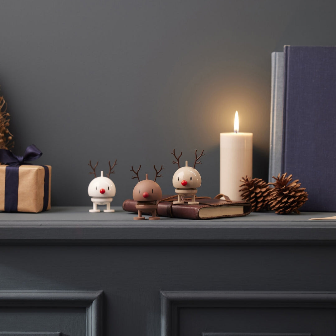 hoptimist | reindeer bumble | white small