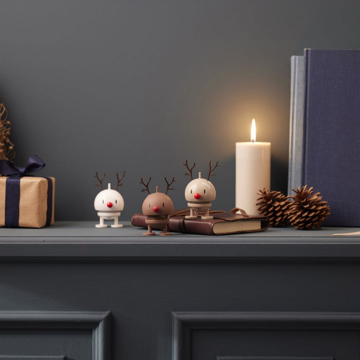 hoptimist | reindeer bumble | white small