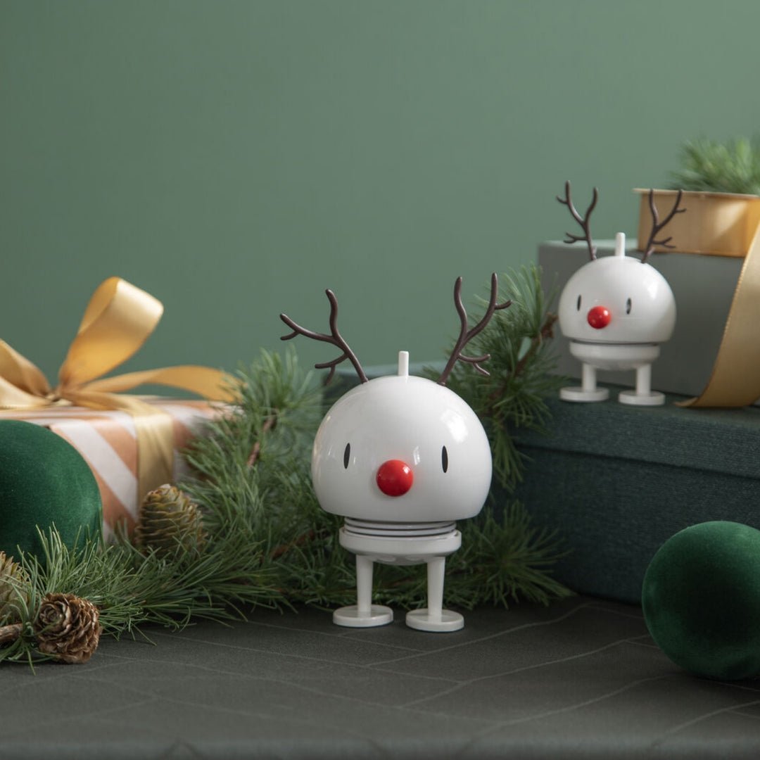 hoptimist | reindeer bumble | white small