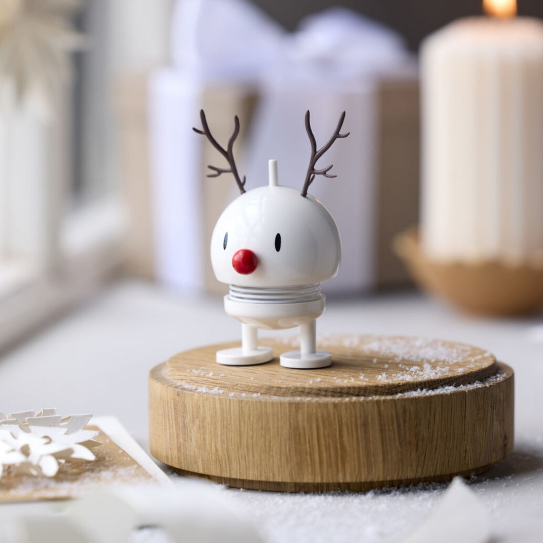 hoptimist | reindeer bumble | white small