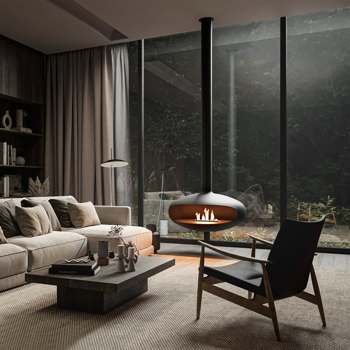 PARTS: icon fires | the iconic 900 hanging fireplace | extension pole 100cm