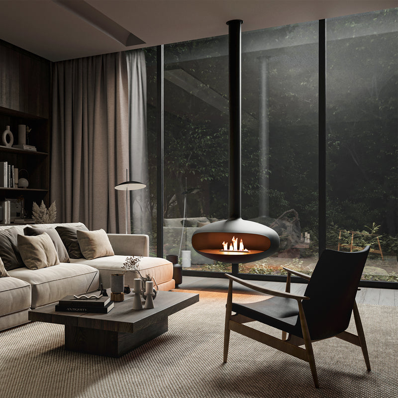 PARTS: icon fires | the iconic 900 hanging fireplace | extension pole 25cm