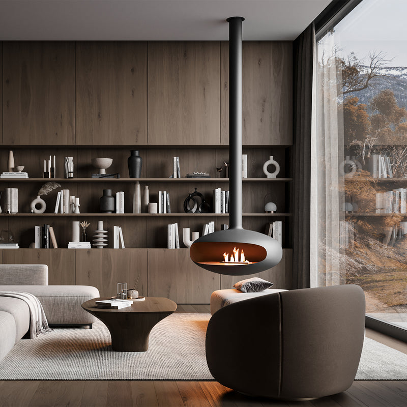 PARTS: icon fires | the iconic 900 hanging fireplace | extension pole 25cm