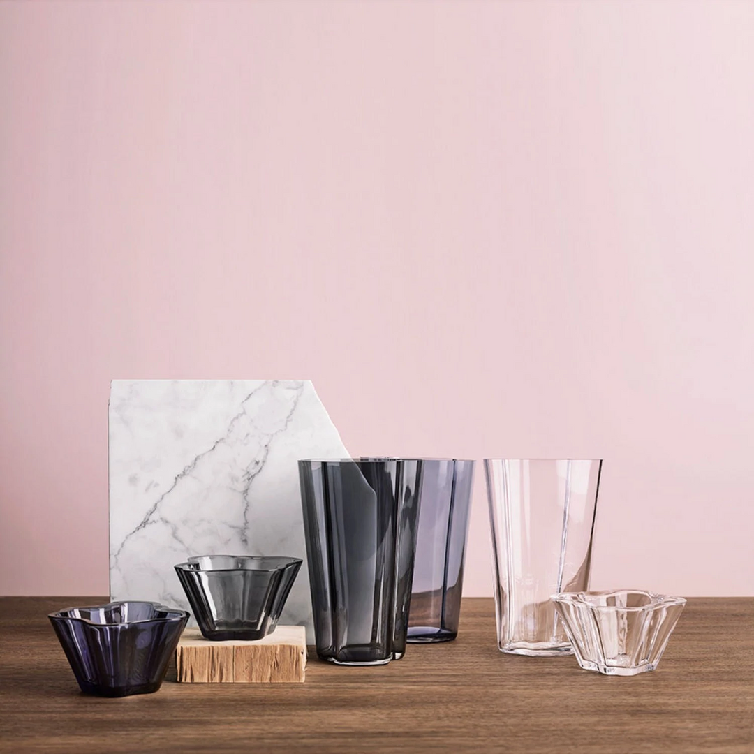 iittala | aalto finlandia vase | dark grey 25.1cm