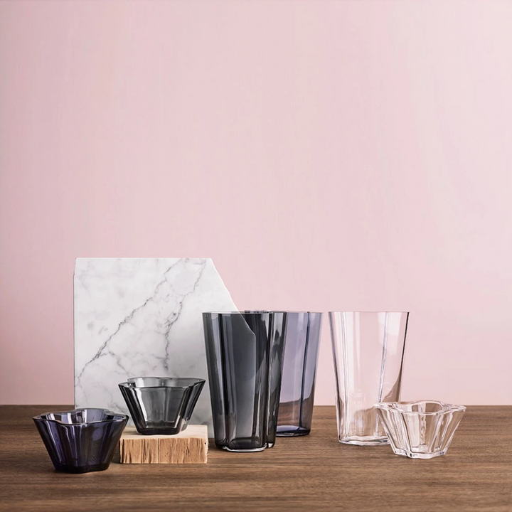 iittala | aalto finlandia vase | dark grey 25.1cm