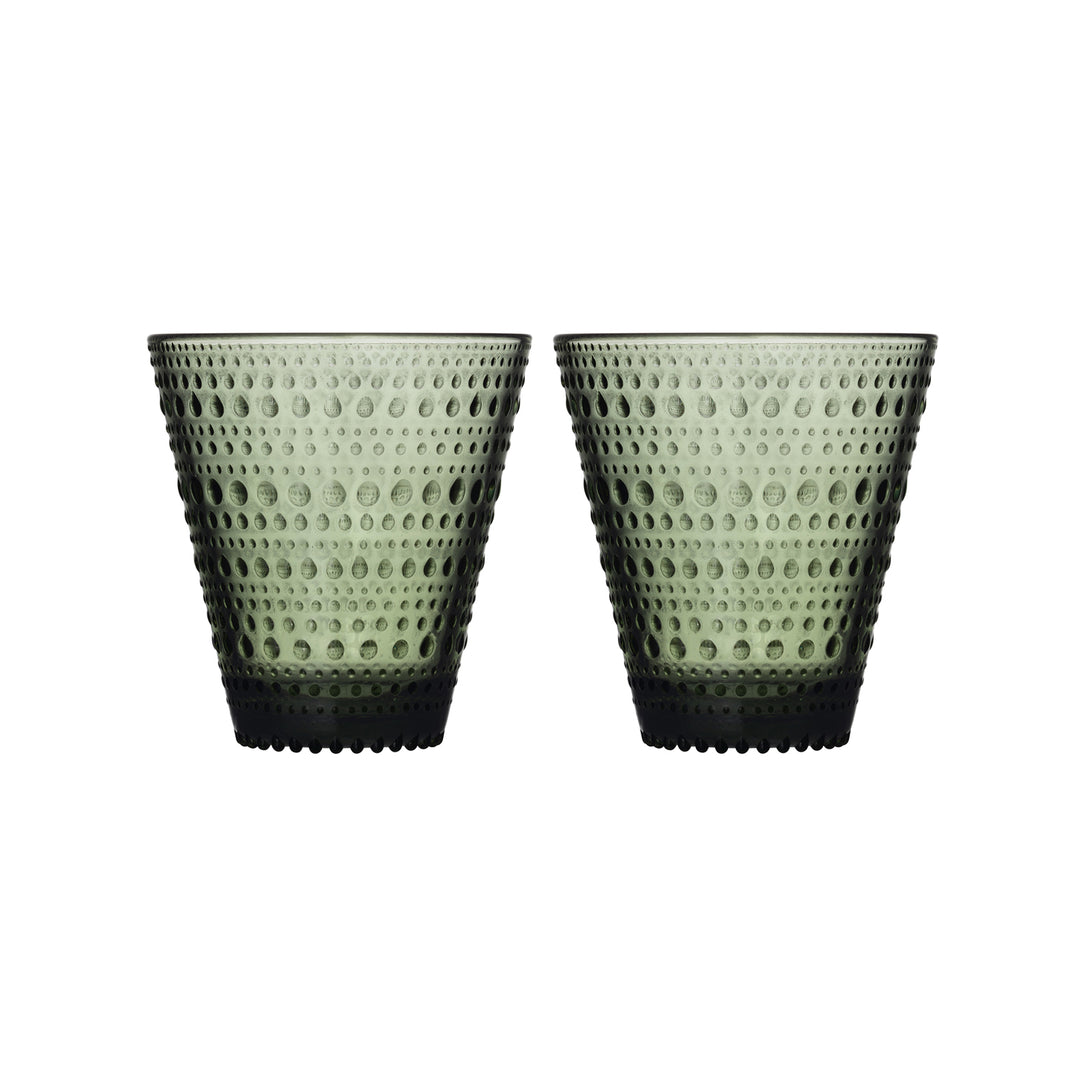 iittala | kastehelmi tumbler | set of 2 | pine green