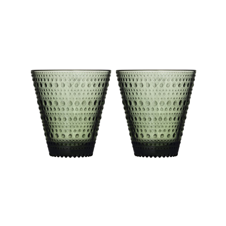iittala | kastehelmi tumbler | set of 2 | pine green