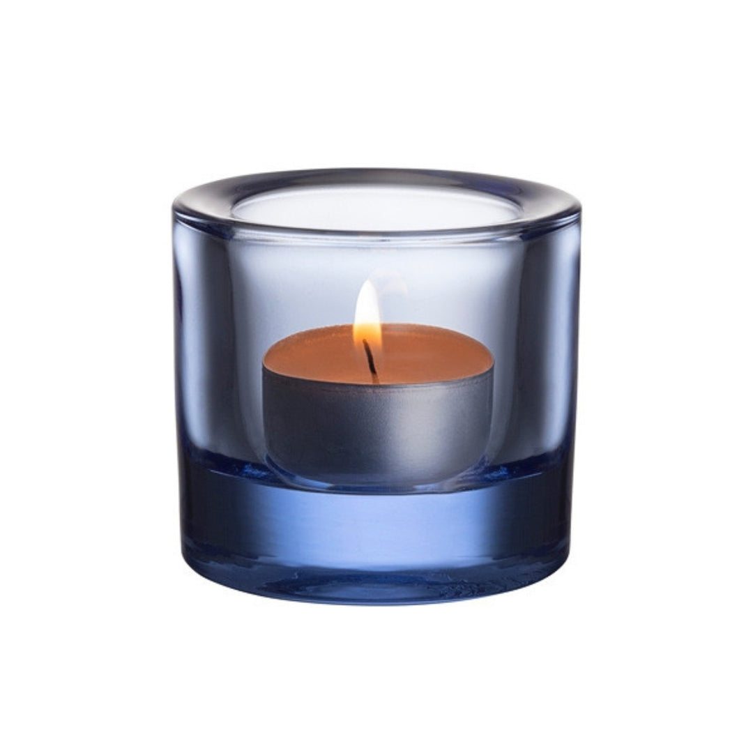 iittala | kivi votive candle holder | aqua