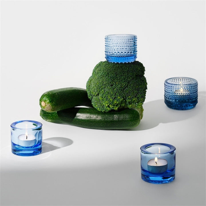 iittala | kivi votive candle holder | aqua