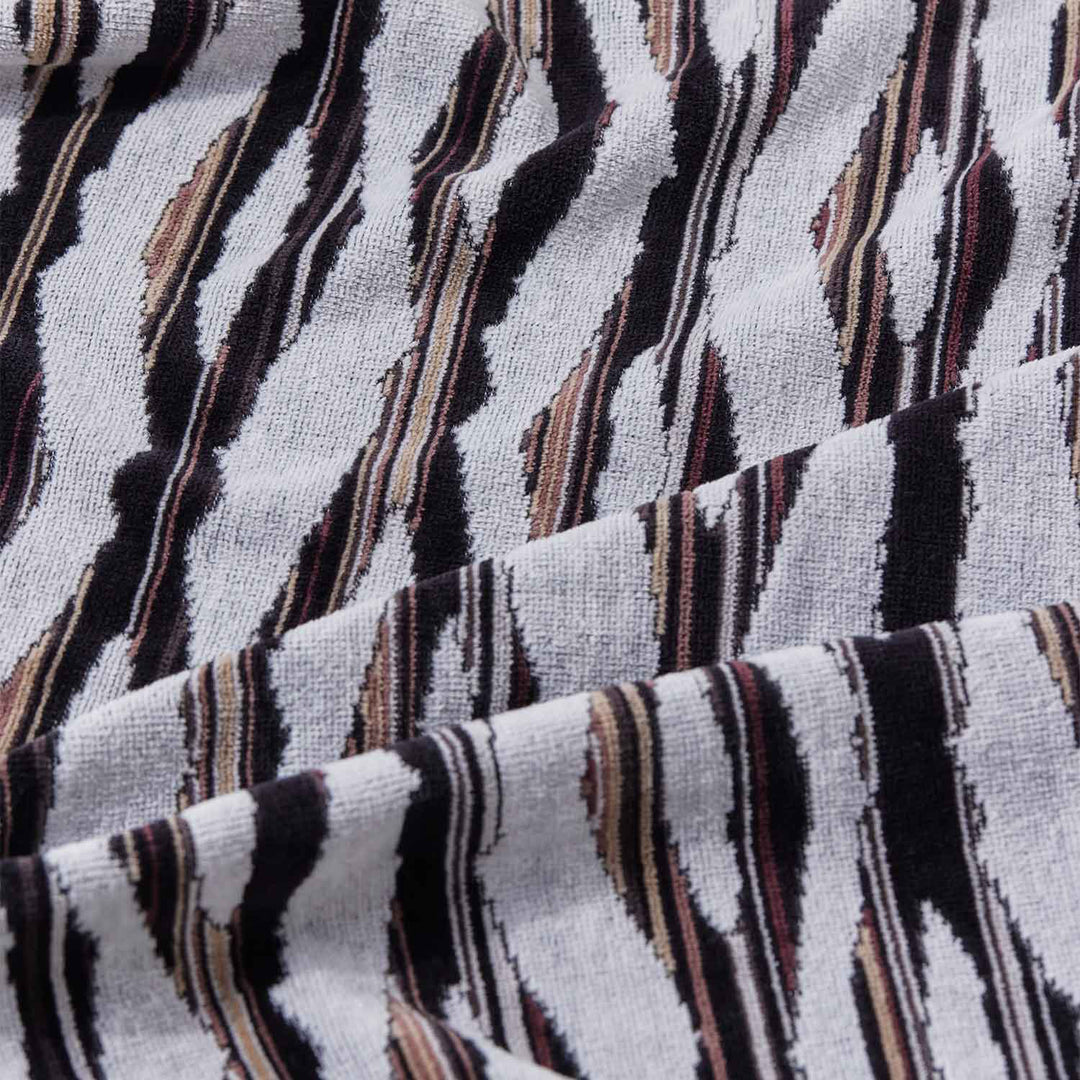 innate collection | ripple bath robe - dark