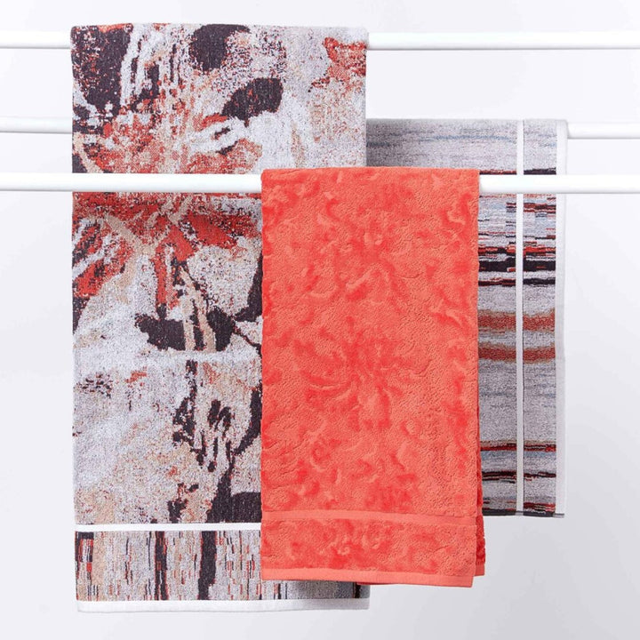innate collection | shadows towel | coral