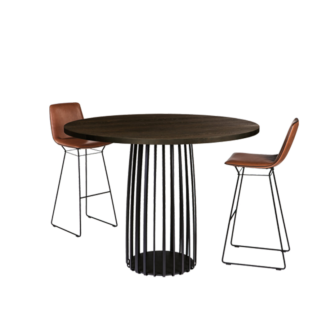 janua | bc 07 basket table high | white smoked oak