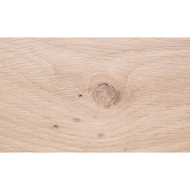 janua | bc 07 basket table round | white pigmented oak + bronze base 125cm