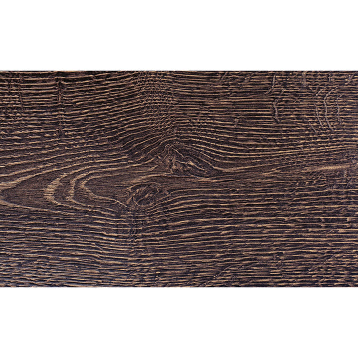 janua | sk 08 butterfly table | charburned washed oak shade bronze + steel glaze bronze base 260x110cm