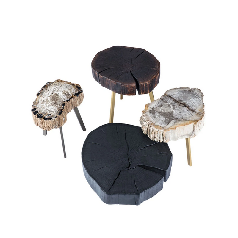janua | bc 05 stomp table | 30-40cm | natural smoked oak raw