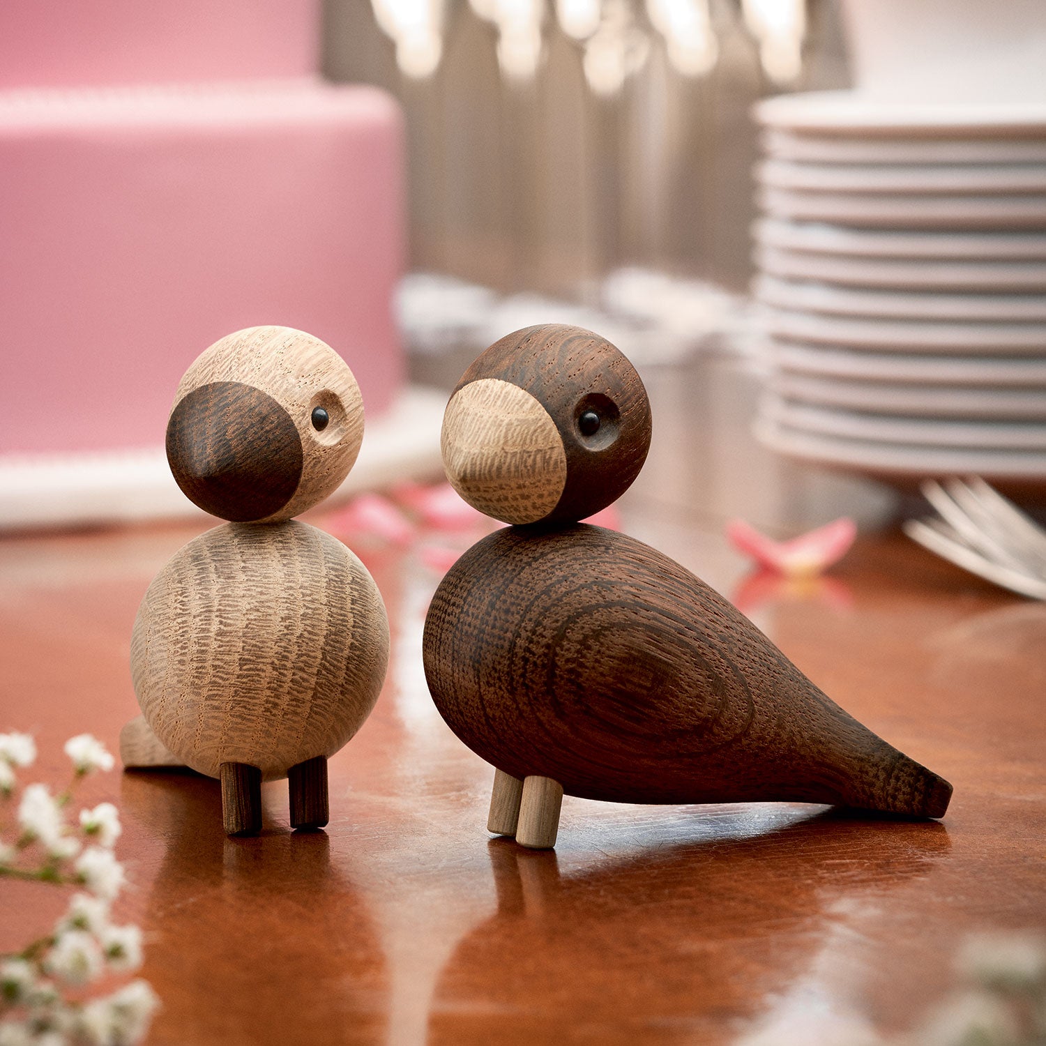 kay bojesen | lovebirds pair | oak – top3 by design