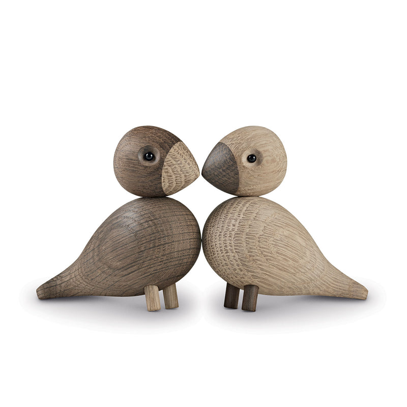 kay bojesen | lovebirds pair | oak