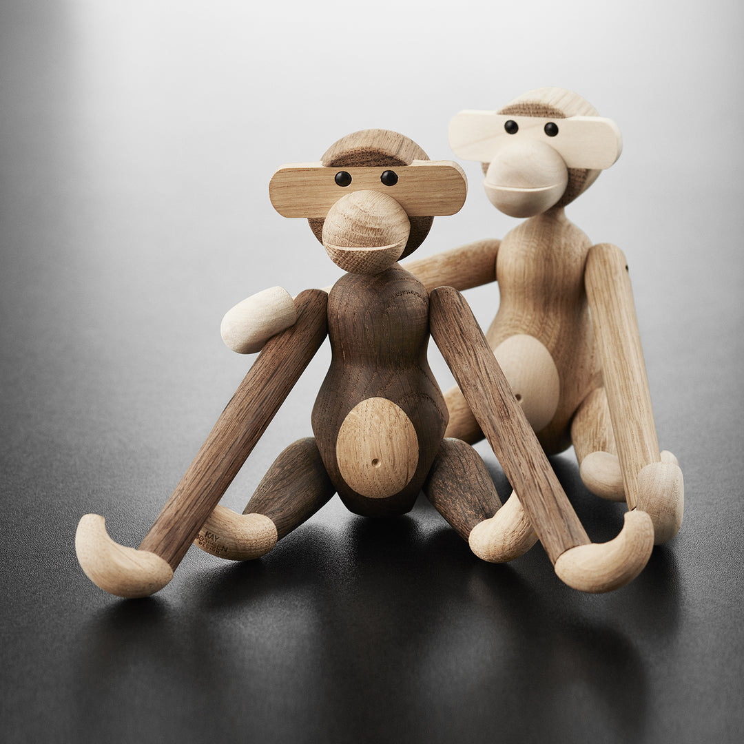 kay bojesen | monkey small | oak + maple