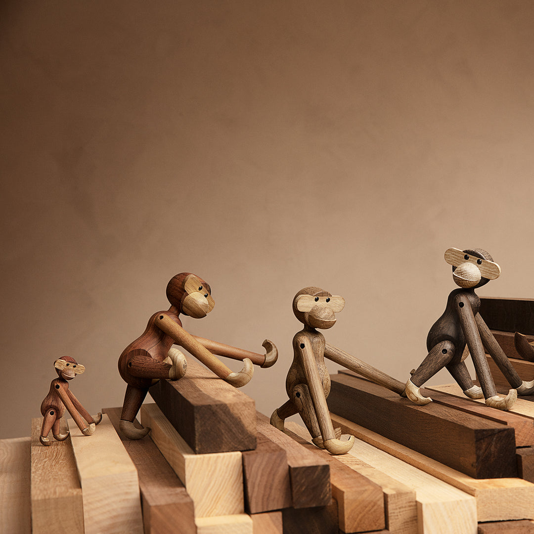 kay bojesen | monkey small | oak + maple