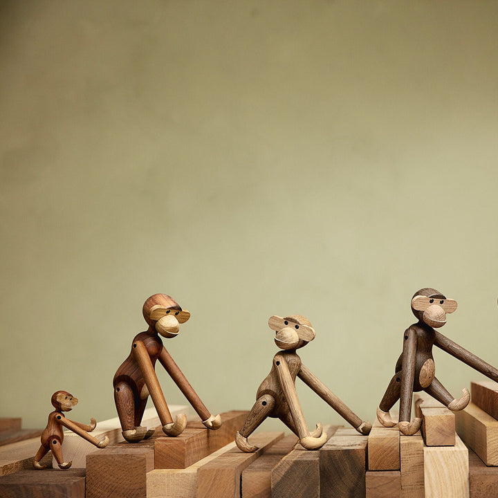 kay bojesen | monkey mini | teak + limba
