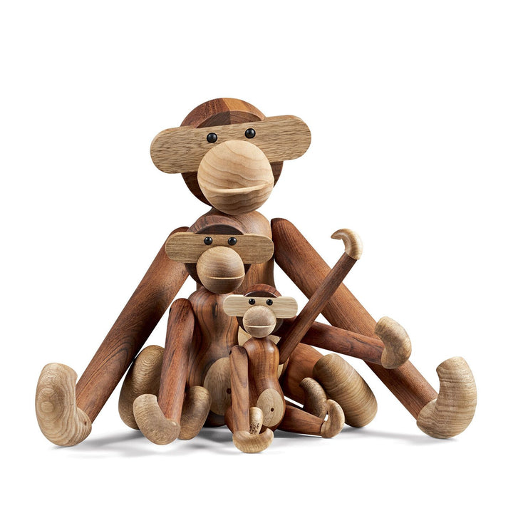 kay bojesen | monkey mini | teak + limba