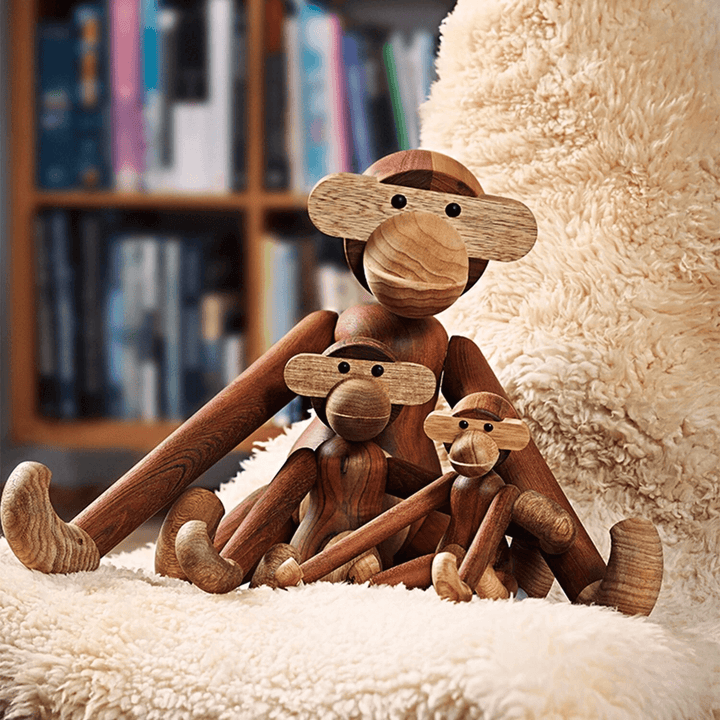kay bojesen | monkey medium | teak + limba