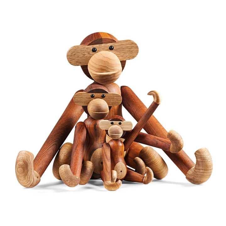 kay bojesen | monkey medium | teak + limba