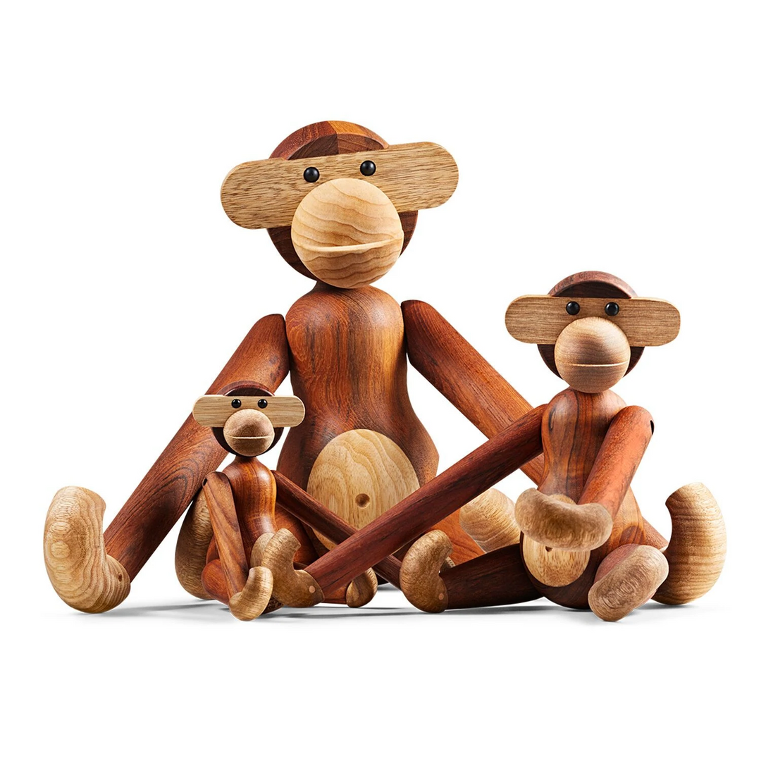 kay bojesen | monkey medium | teak + limba