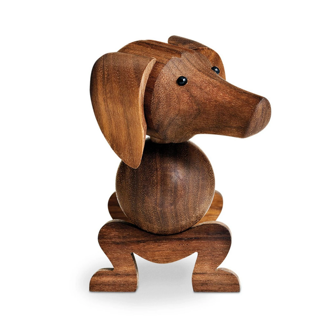 kay bojesen | dachshund dog | walnut