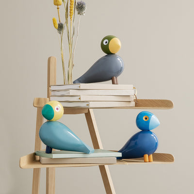 kay bojesen | songbird sunshine | turquoise yellow