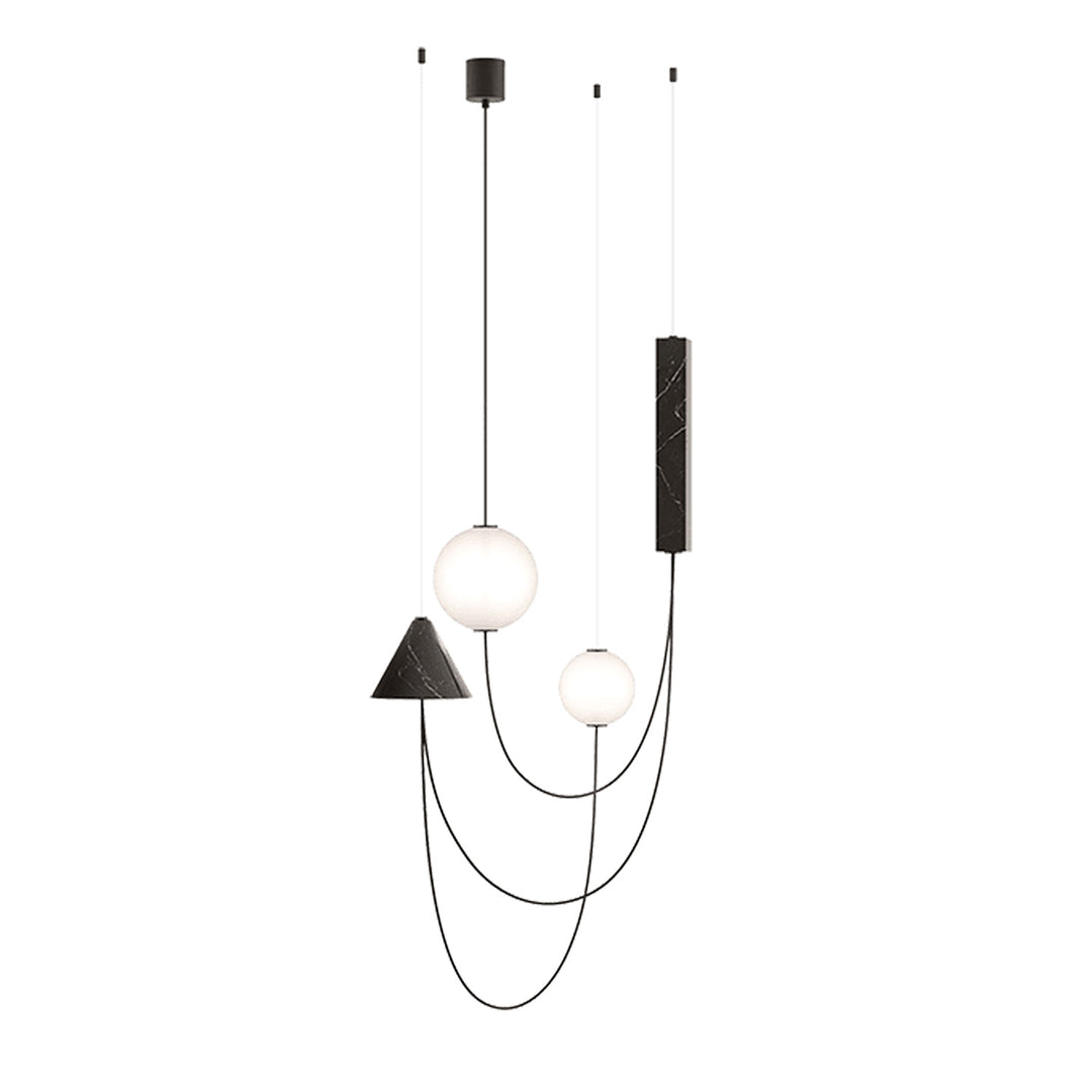 kdln | mars suspension pendant | black