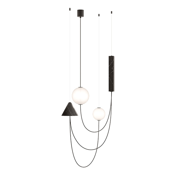 kdln | mars suspension pendant | black