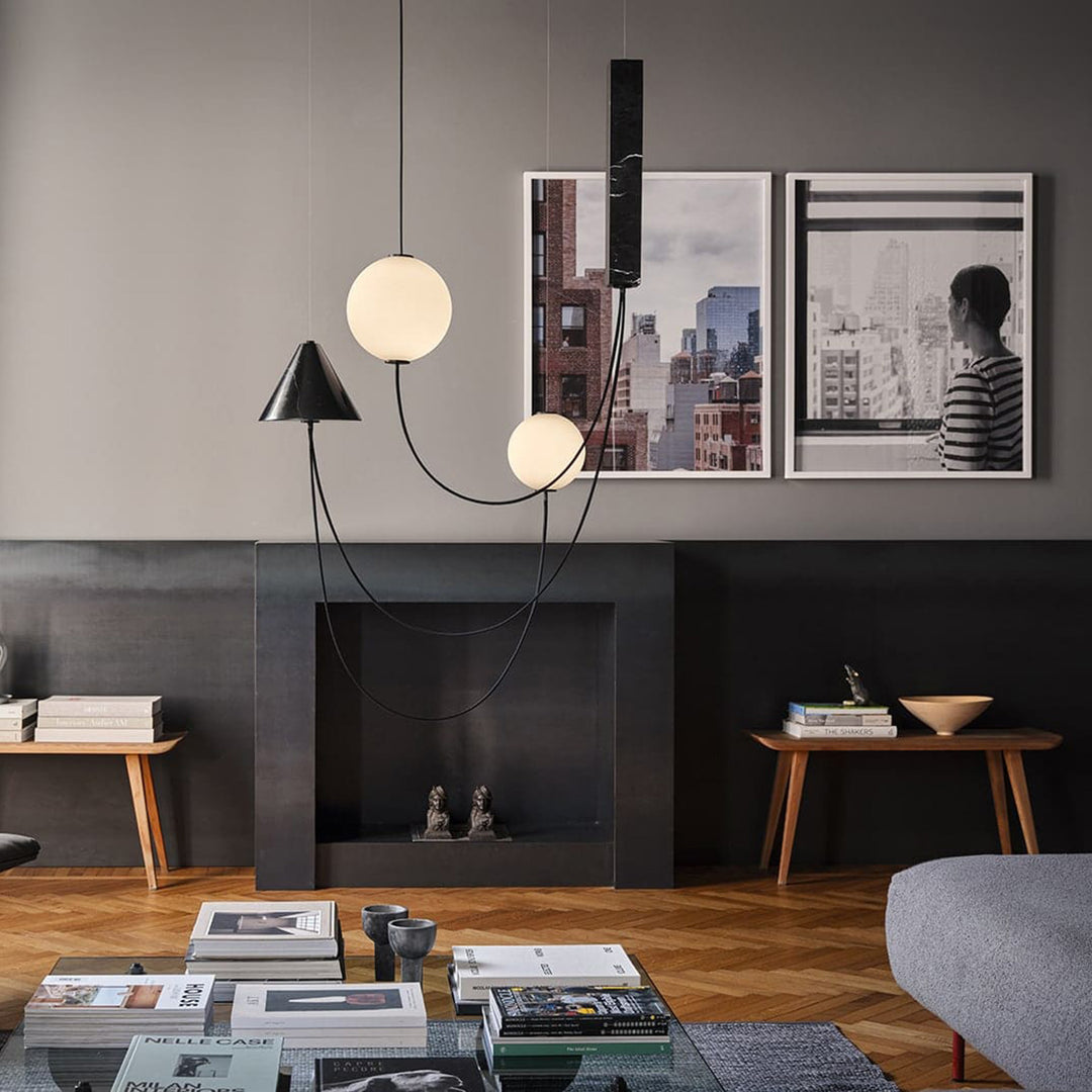 kdln | mars suspension pendant | black