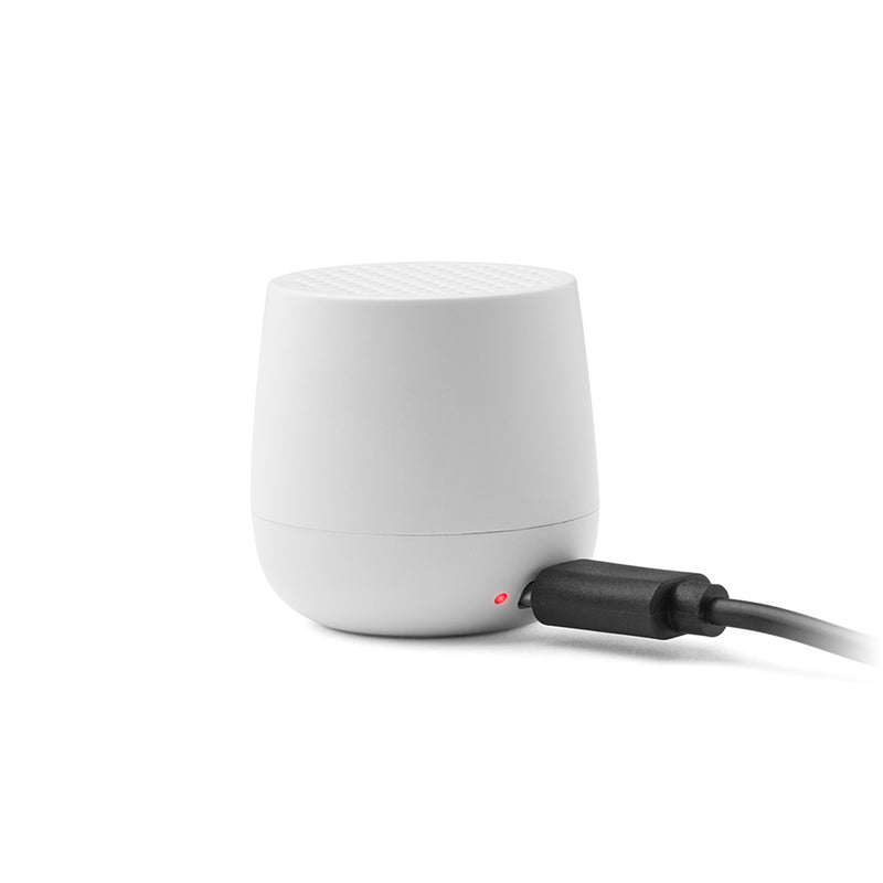 lexon | mino+ bluetooth speaker wireless charge | matte white