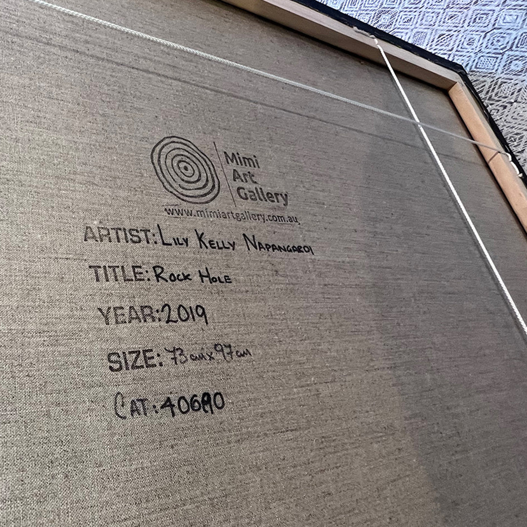 lily kelly napangardi | original artwork | rock hole - ID40690