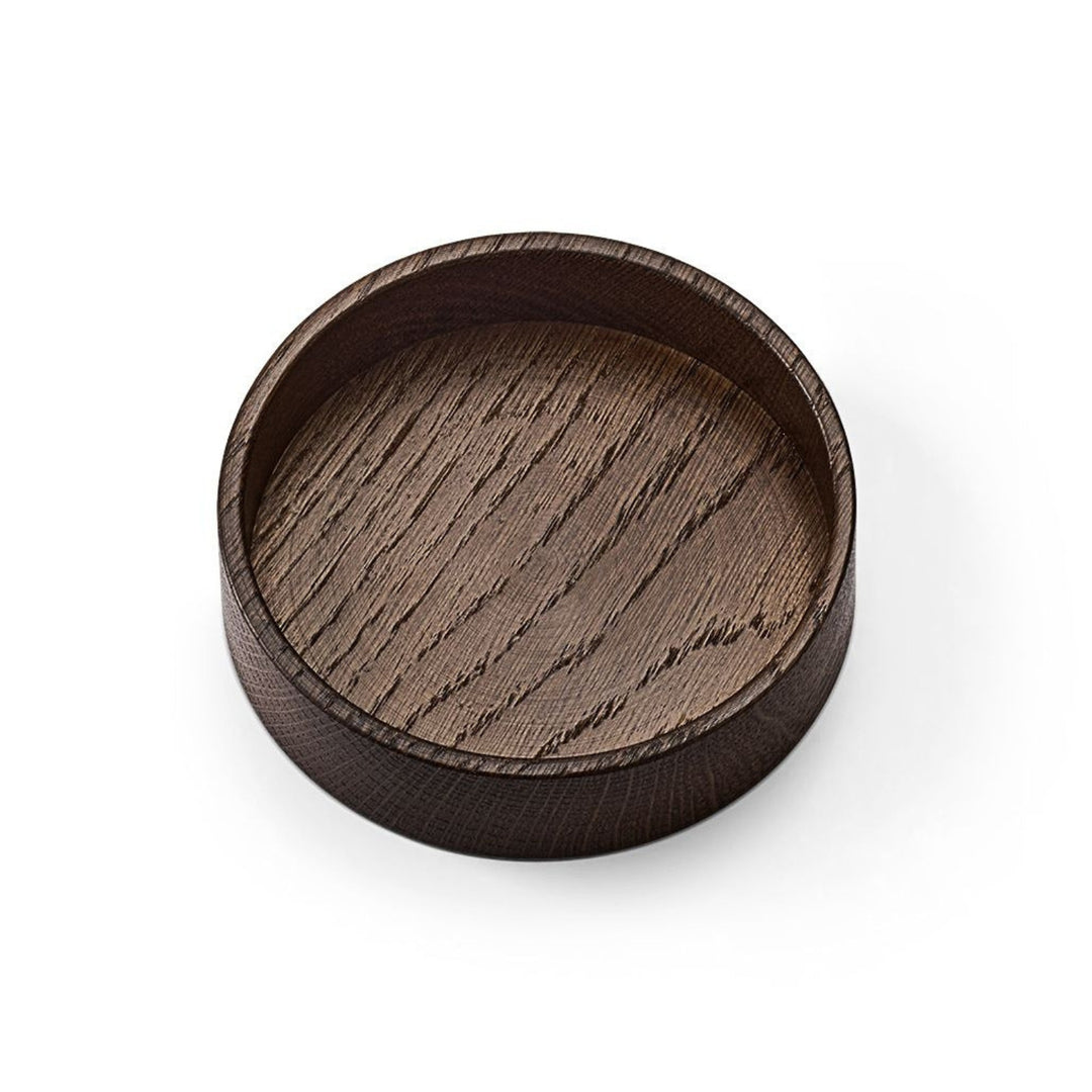 lind dna | coaster circle wood box | oak smoked