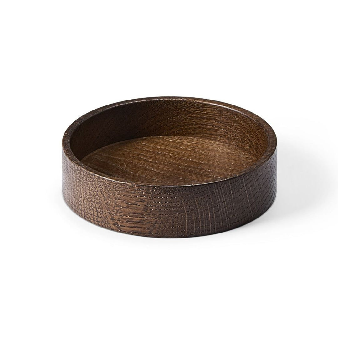 lind dna | coaster circle wood box | oak smoked