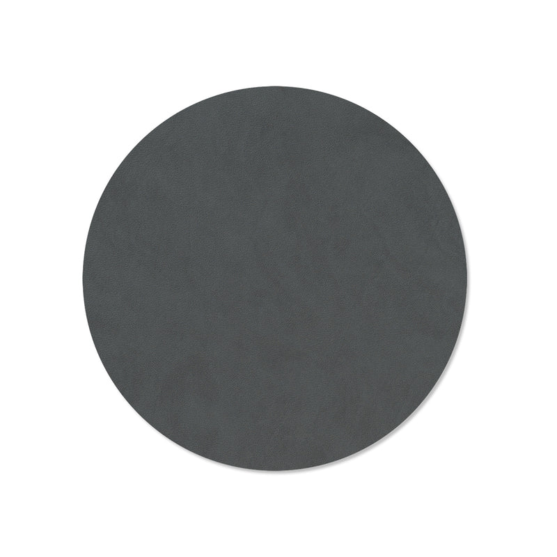 lind dna | table mat | circle medium | nupo anthracite