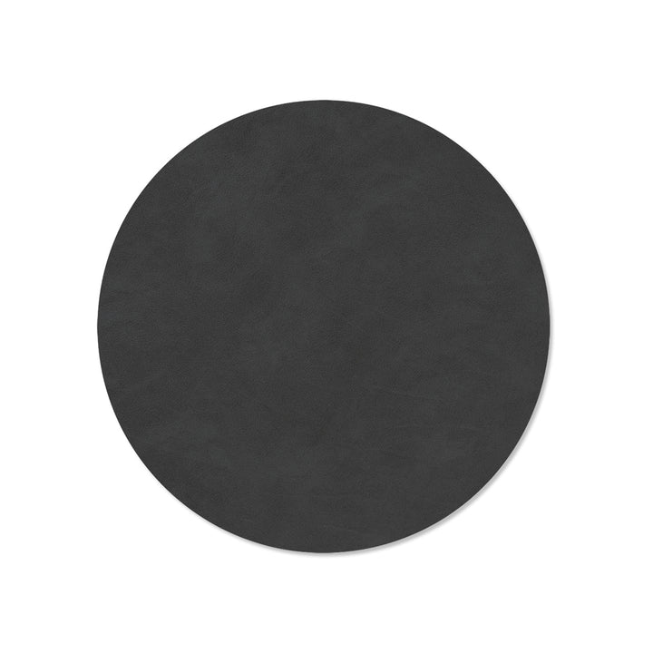 lind dna | table mat | circle medium | nupo black