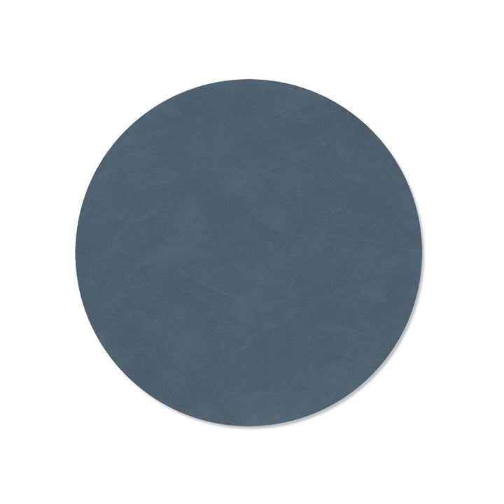lind dna | table mat | circle medium | nupo dark blue