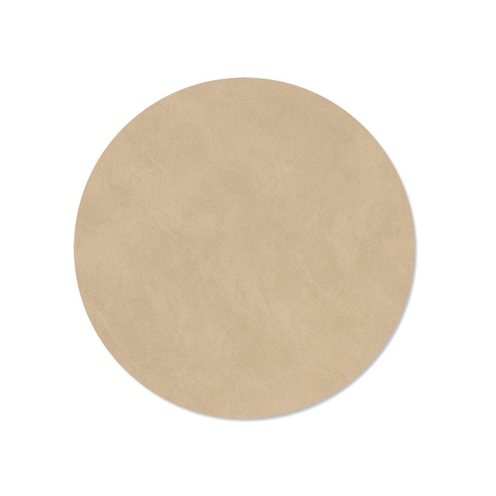 lind dna | table mat | circle medium | nupo sand