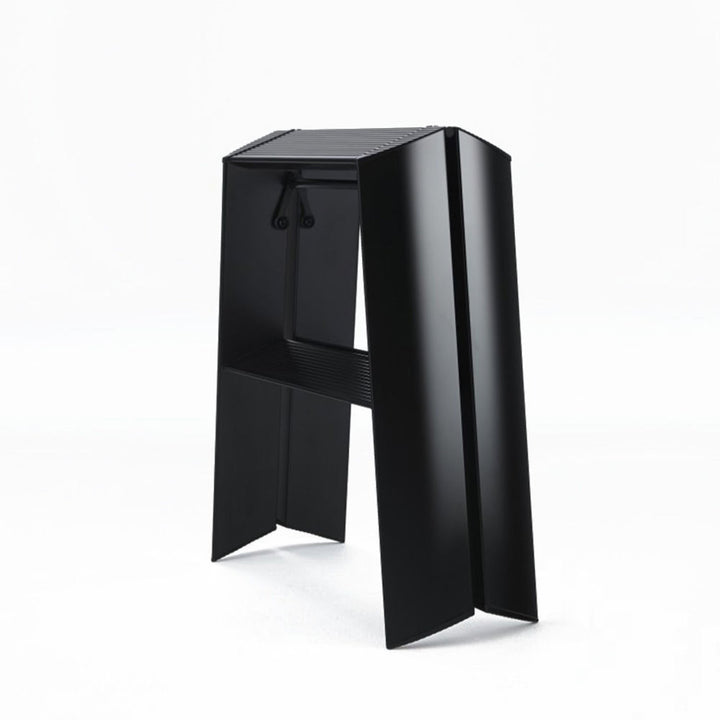 hasegawa | lucano 2 step ladder | black wide