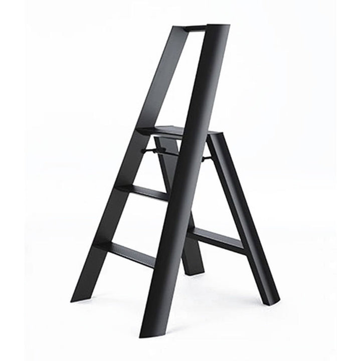 hasegawa | lucano 3 step ladder | black wide