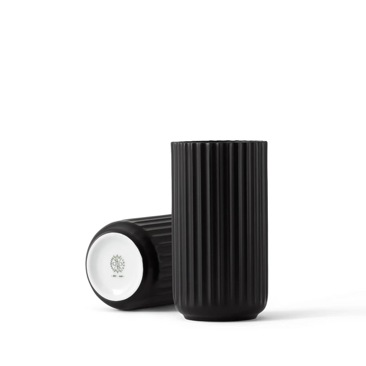 lyngby | porcelain vase 15cm | black - LC
